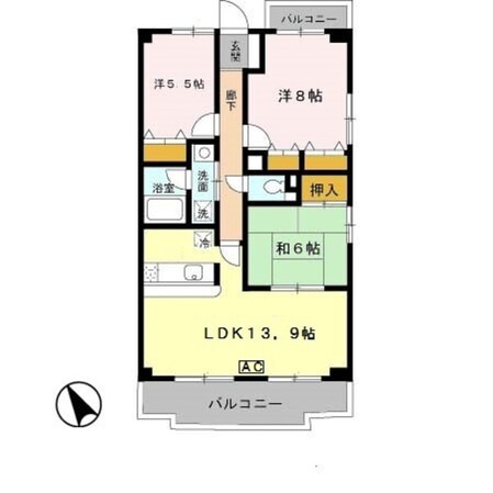 甲子園口駅 徒歩11分 2階の物件間取画像